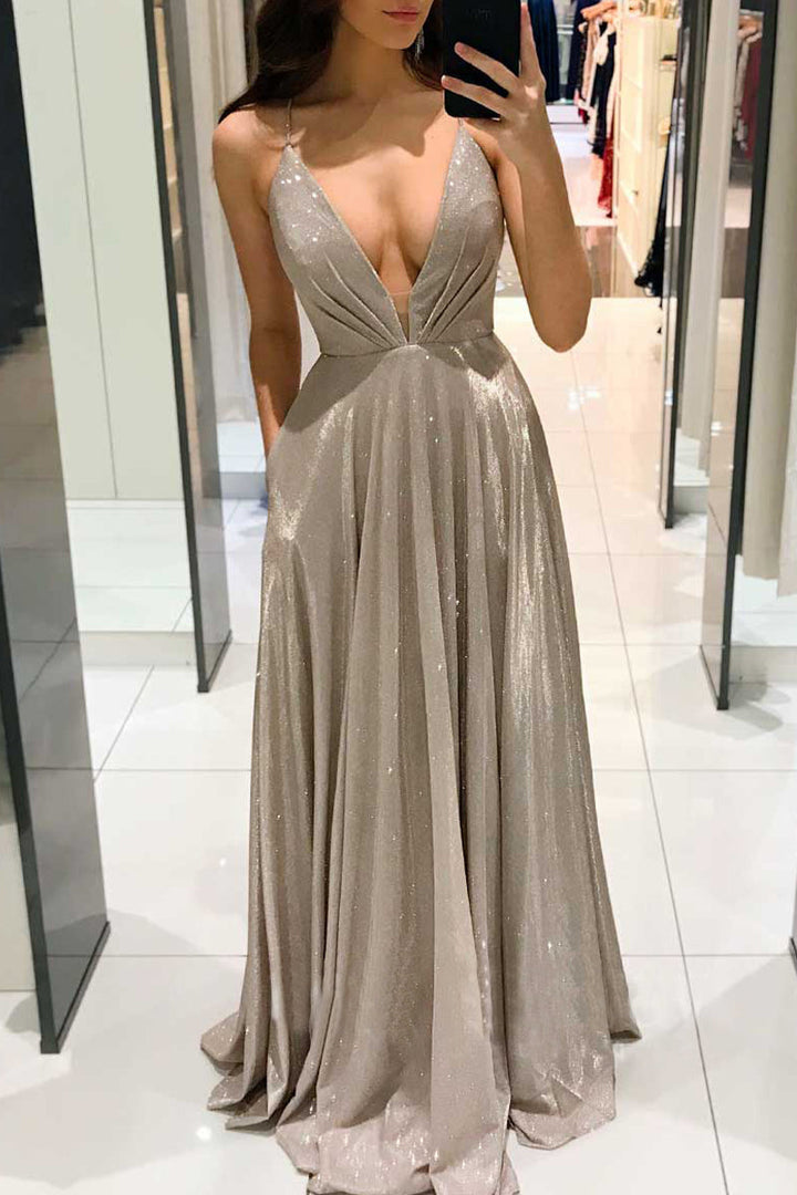 V-neck princess dress