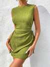 Women's - Monochrome Casual Dress - Soft Fabric - Stylish Everyday Wear - Perfect for Any Occasion