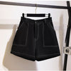 Comfortable women's shorts in fashionable black