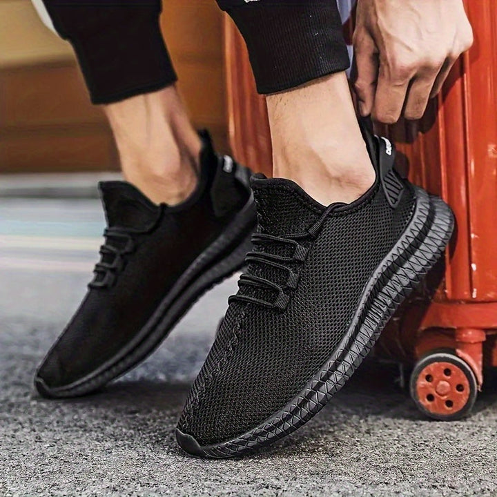 Men's - Slip-On Loafers - Breathable Canvas Shoes - Comfortable & Lightweight for Everyday Wear