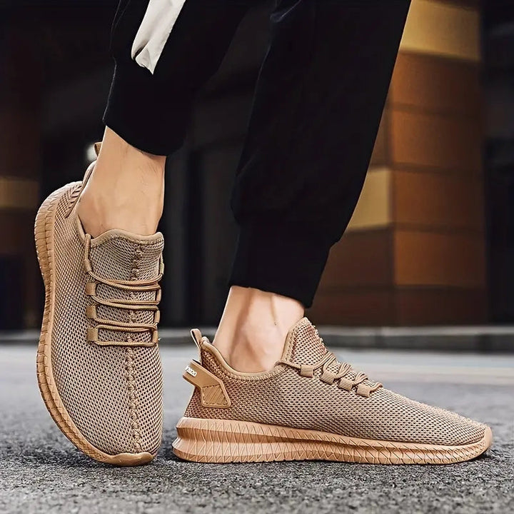 Men's - Slip-On Loafers - Breathable Canvas Shoes - Comfortable & Lightweight for Everyday Wear