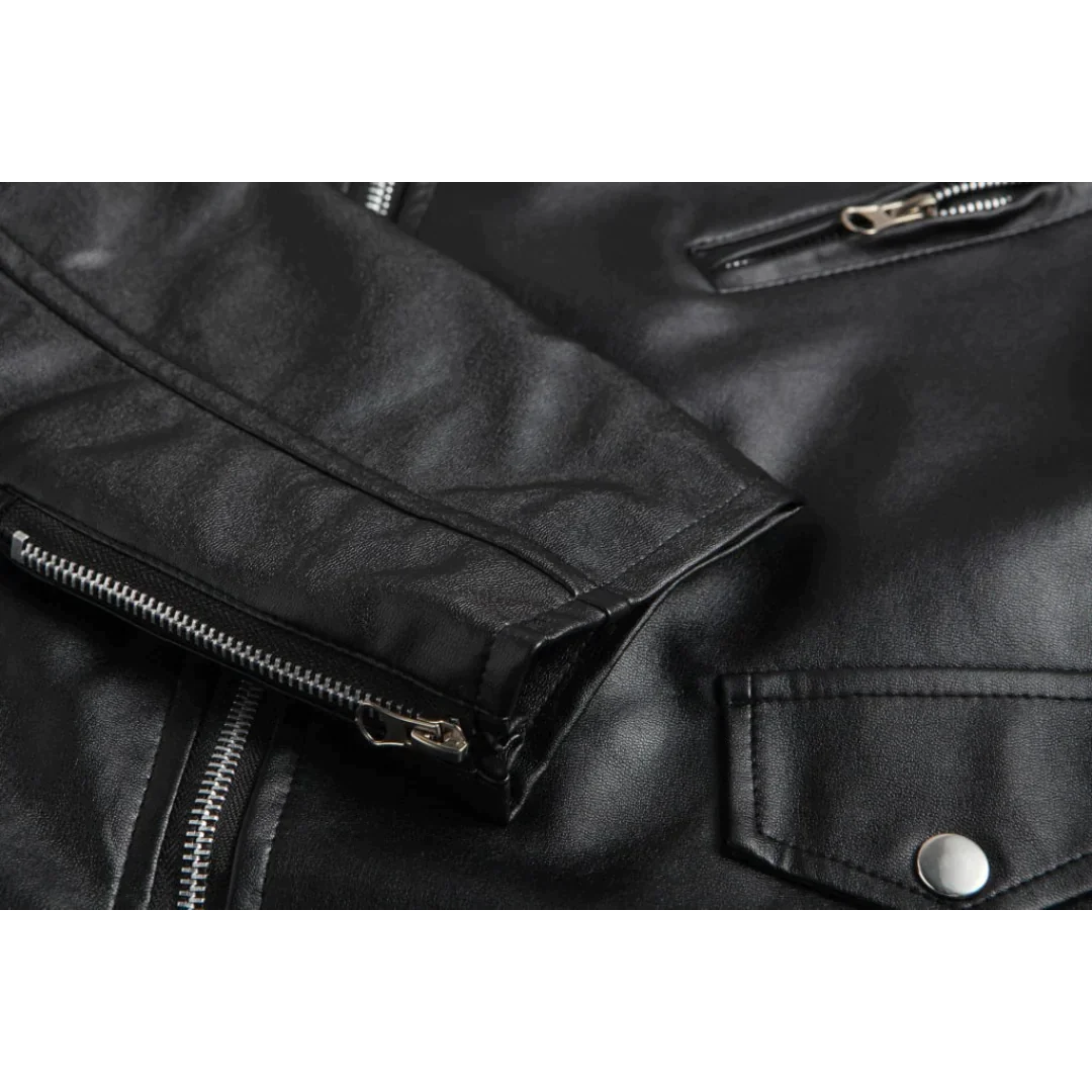 Stylish leather jacket for men