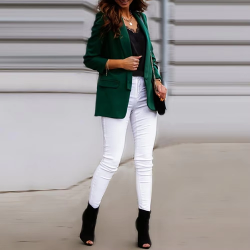 Chic long-sleeved ladies' blazer