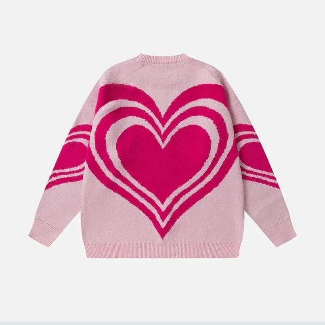 Jumper with a bold heart