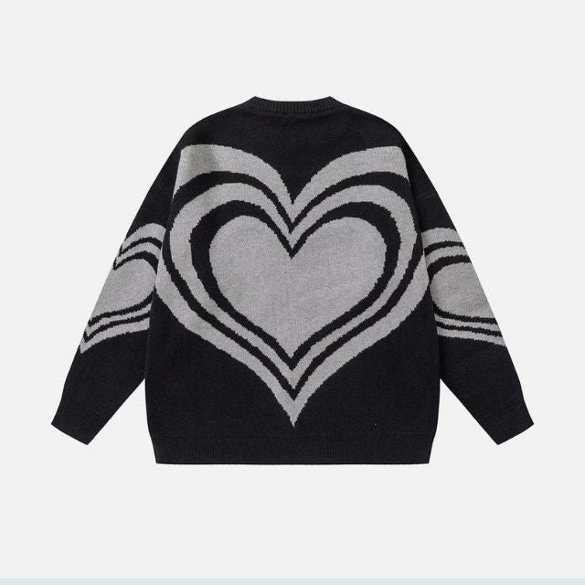 Jumper with a bold heart