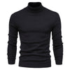Men - Turtleneck Jumper - Cozy Knit - Stylish Khaki for Fall & Winter Fashion