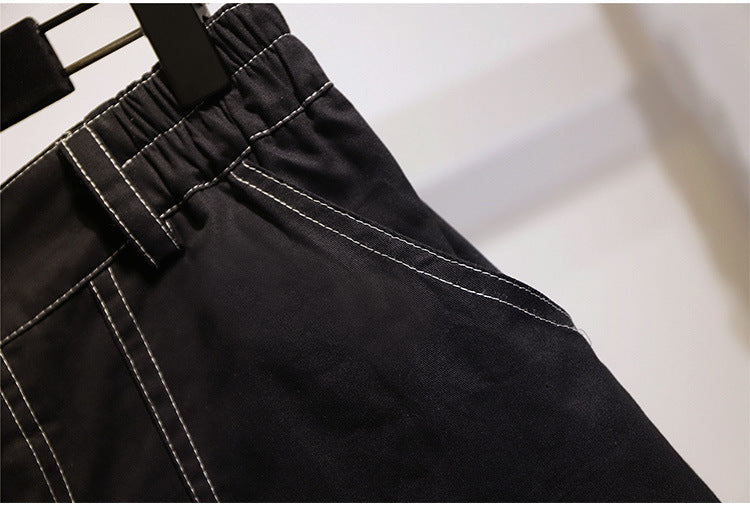 Comfortable women's shorts in fashionable black