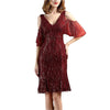 Women's - Elegant Glittering Evening Dress - Stunning Sparkle - Perfect for Formal Events - Women's Fashion