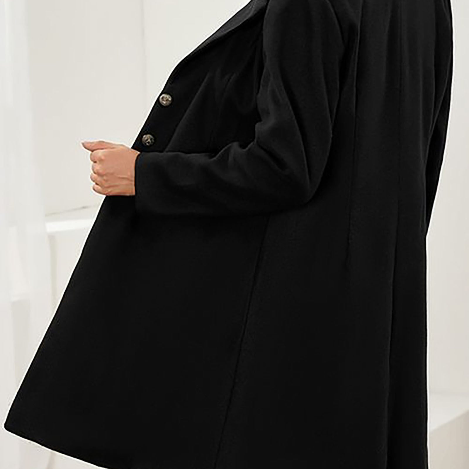 Women's - Stylish Prestige Coat - Wool - Elegant Design