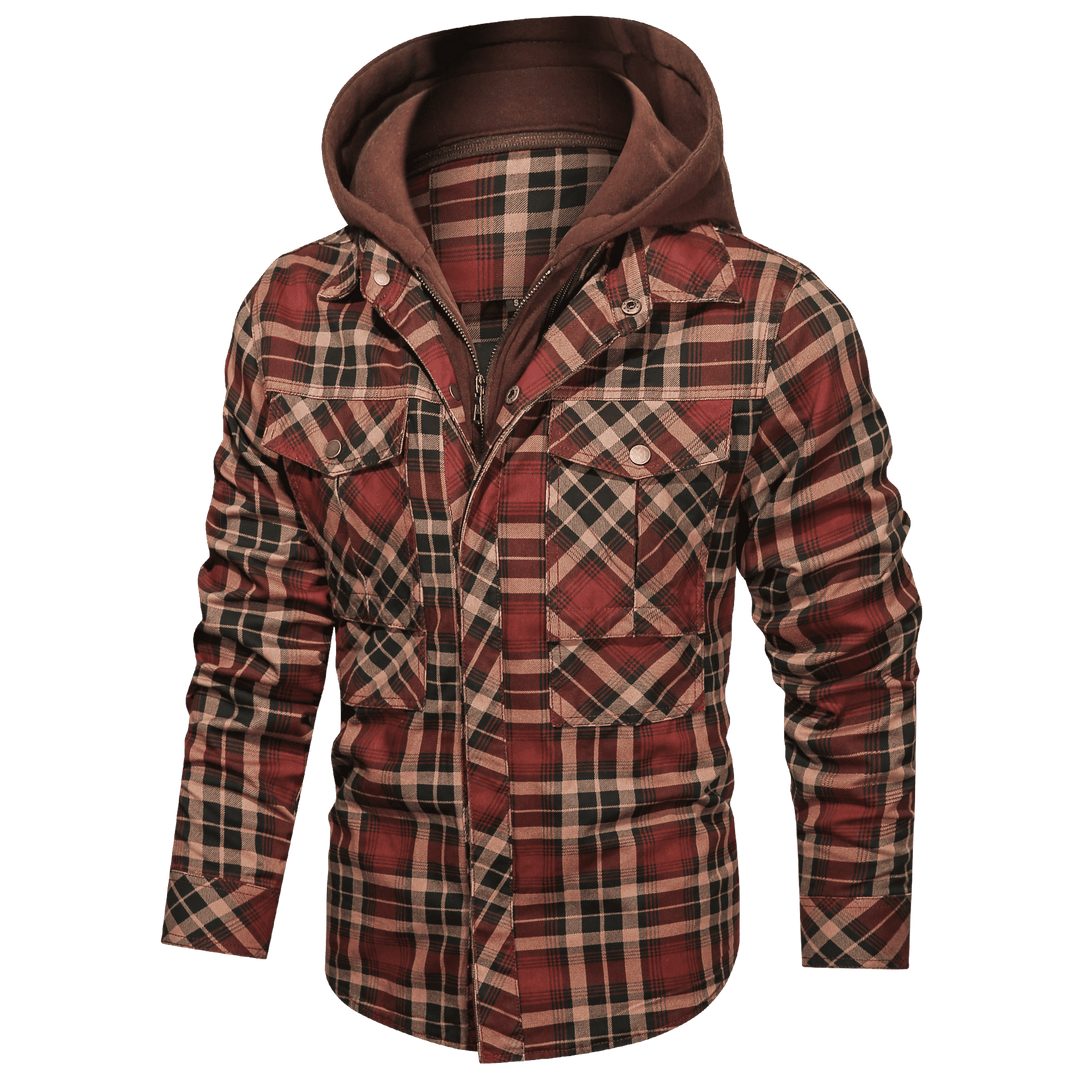 Checked jacket