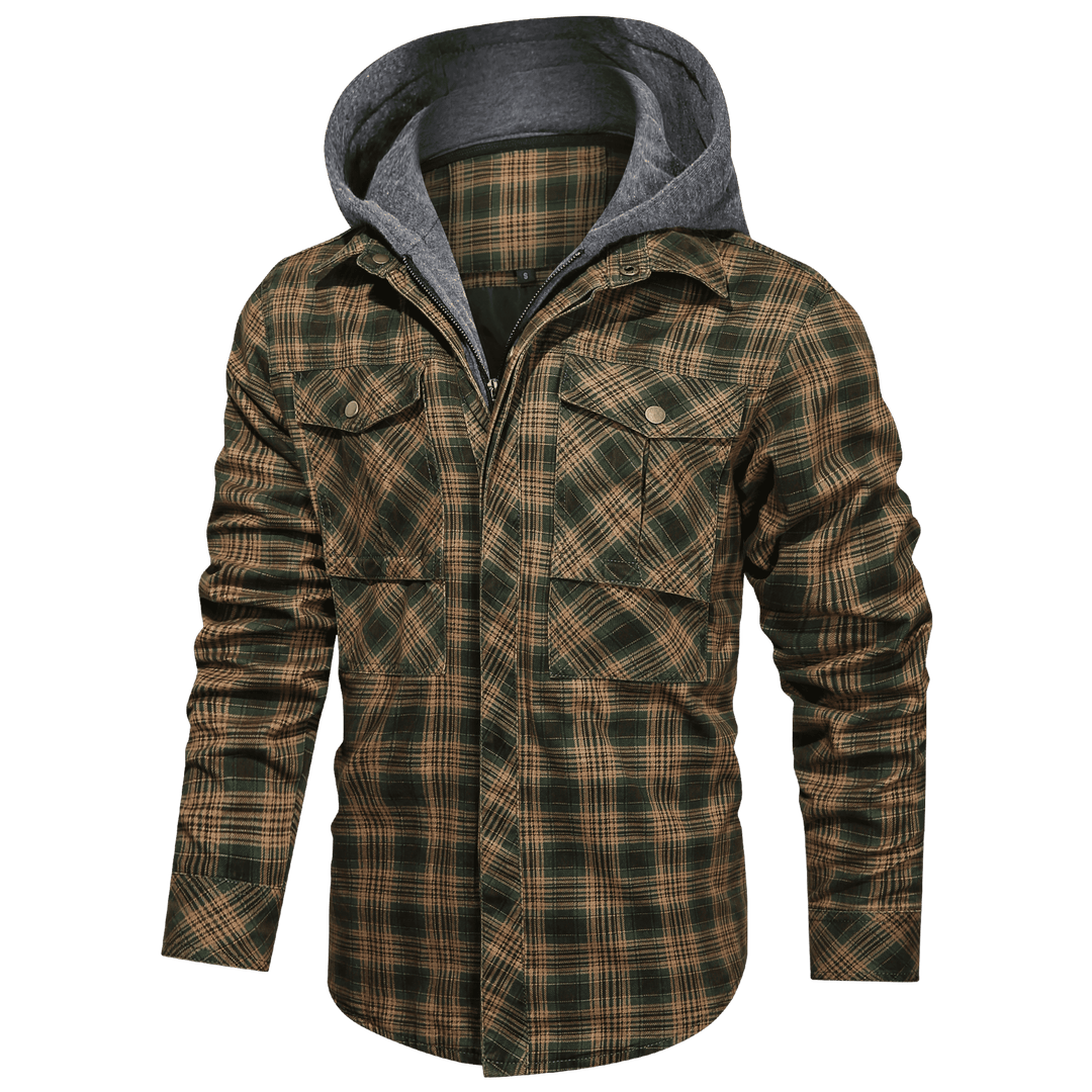 Checked jacket