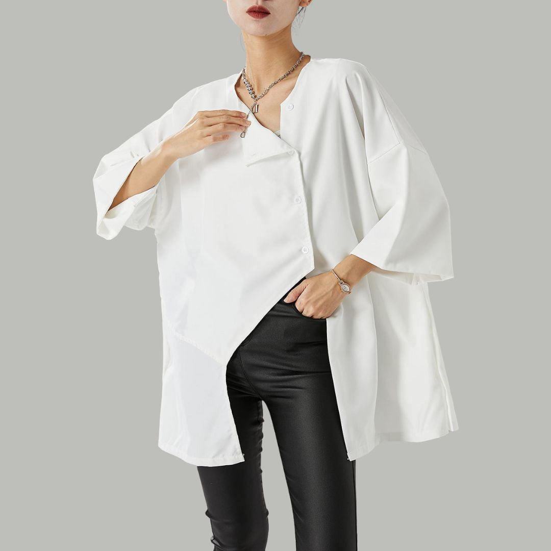 Stylish asymmetric blouse