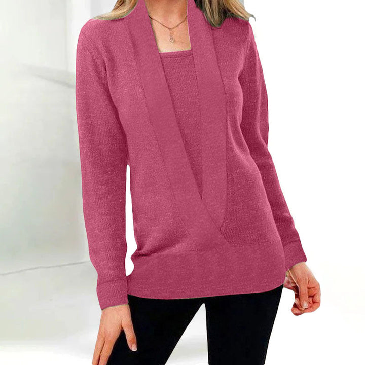 V-neck jumper for women