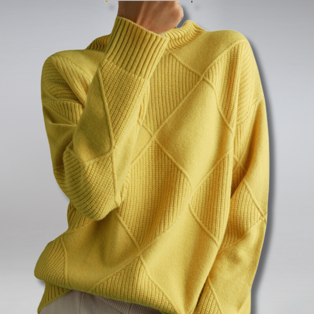 Women's - Turtleneck Sweater - Cashmere - Luxurious Warmth & Timeless Style