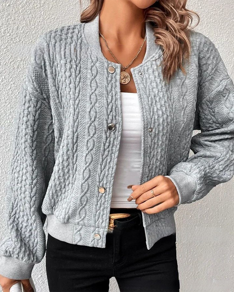 Ladies cardigan with buttons