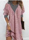 Dress with hood for women's style 2024