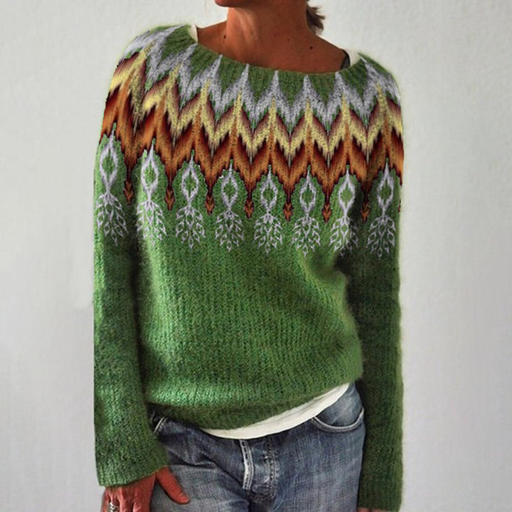 Argyle chevron jumper