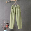 Comfortable Trousers With Elastic Waistband