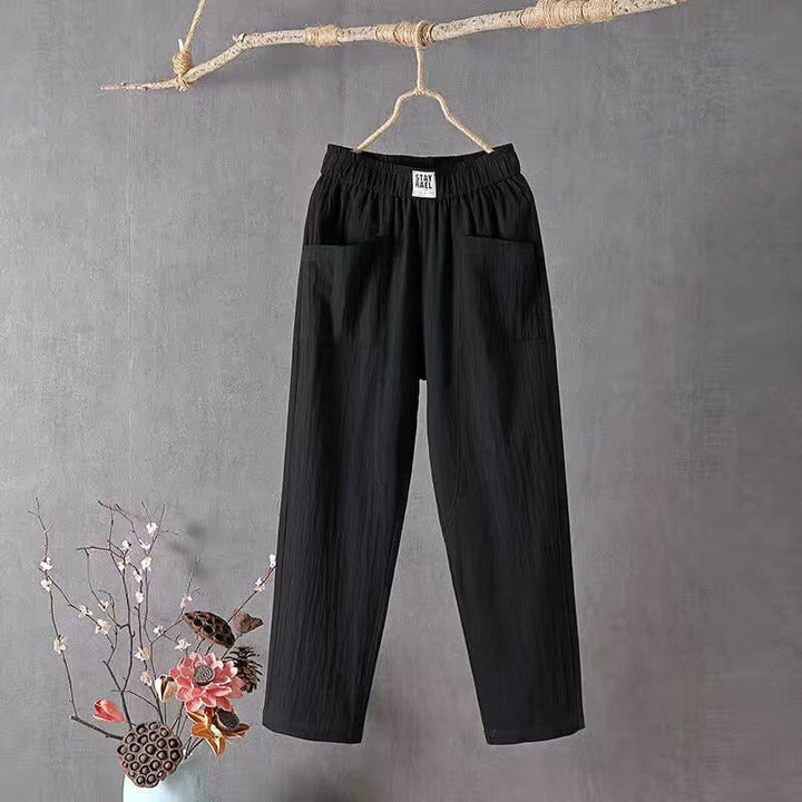 Comfortable Trousers With Elastic Waistband