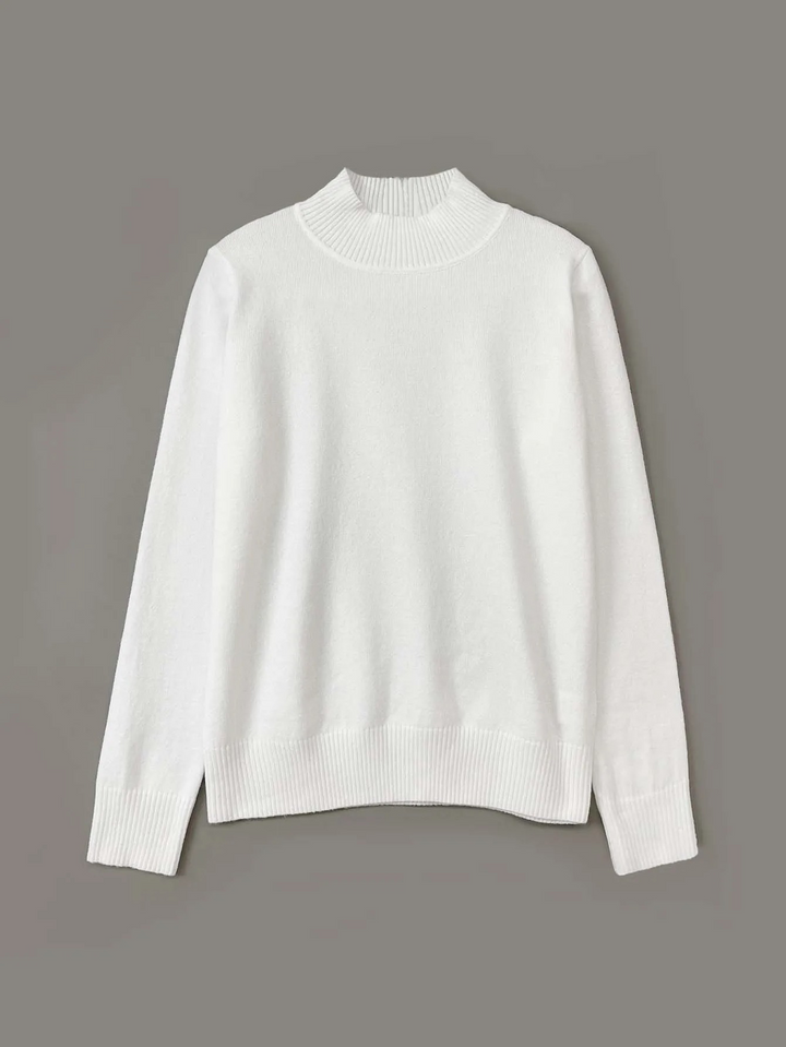 Classic round-neck jumper, timeless knitwear