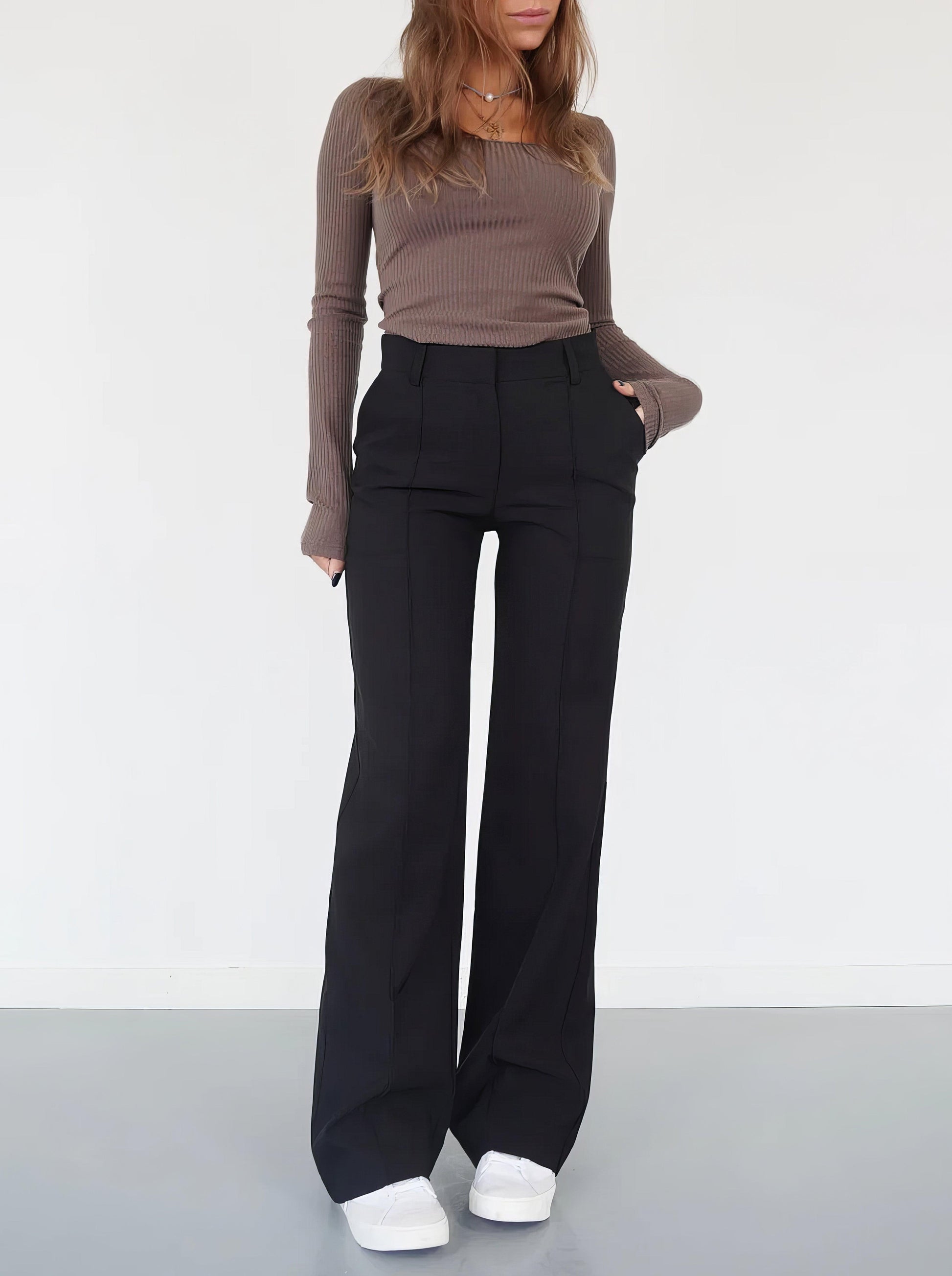 Sophia™ | Flared trousers with high waist