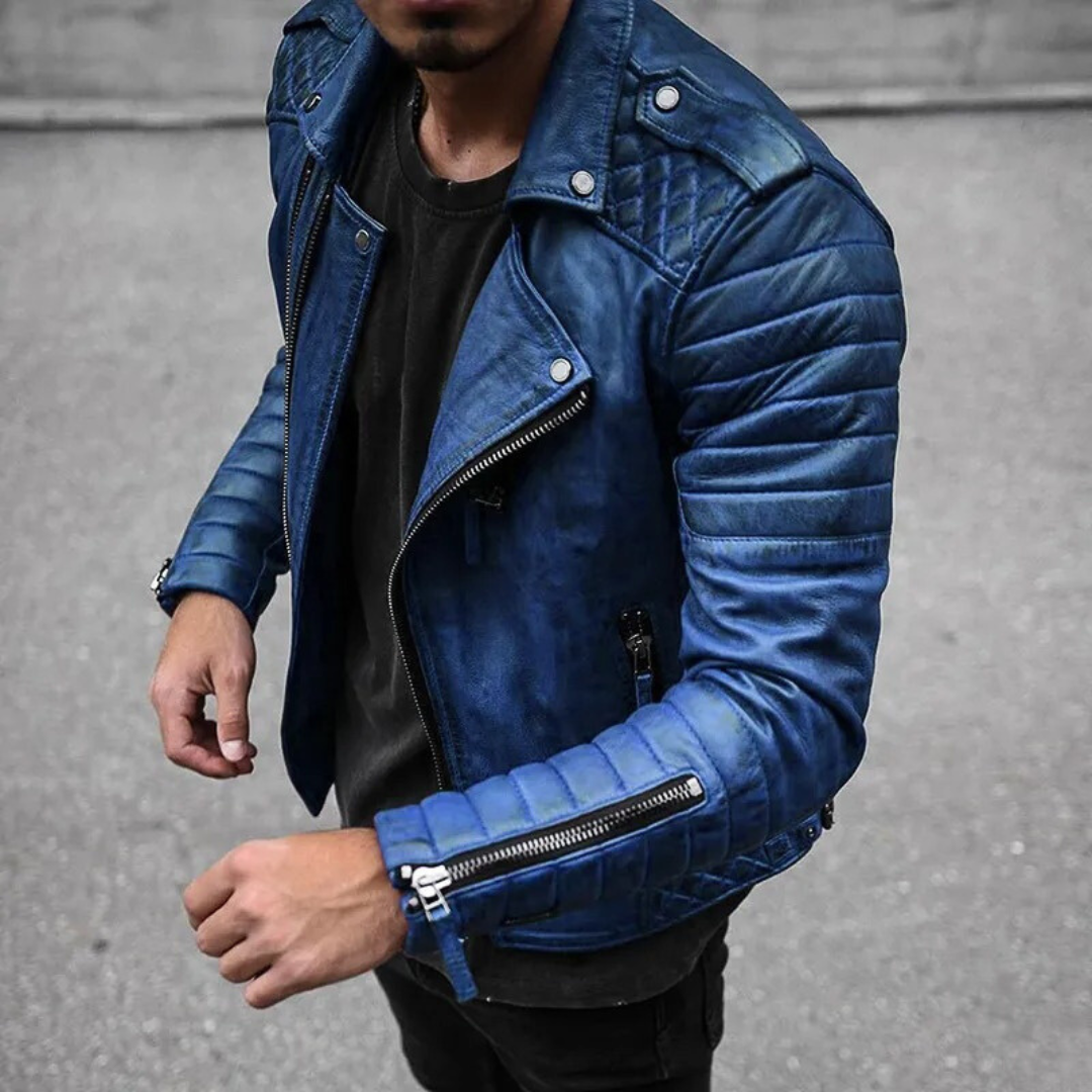 Men's - Biker Jacket - Waterproof - Fashionable Style - Versatile for Every Adventure