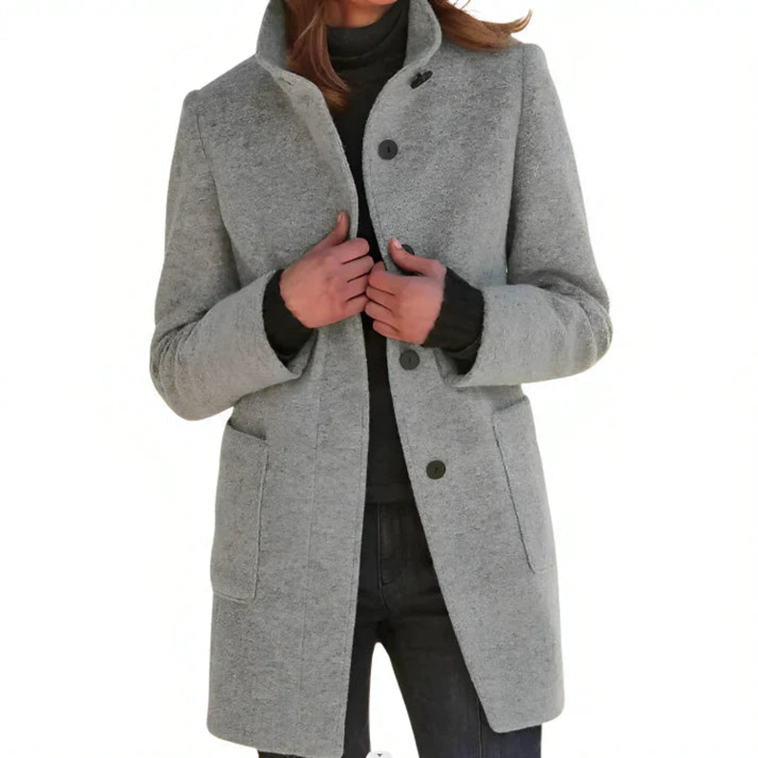 Women's - Chic Coat - Effortless Elegance - Perfect for Fall/Winter