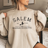 Casual Sweatshirt With Salem Massachusetts Design