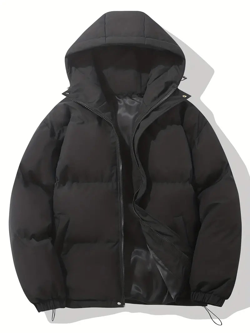 Men's - Winter Puffer Jacket - Warm & Stylish