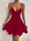 Women's - Elegant Summer Dress - Frill Design, Back Neckline & Elasticated - Perfect for Warm Weather Style