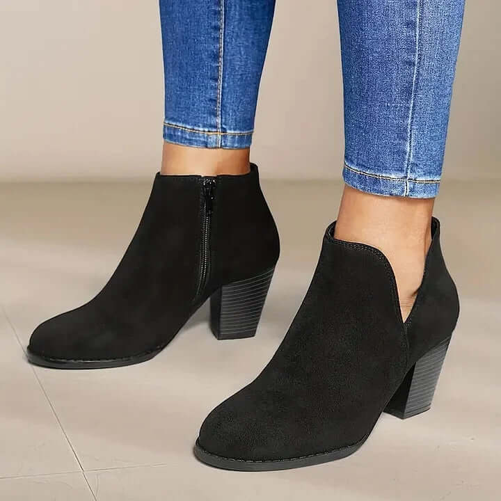 Women's - Comfortable Ankle Boots - Durable Material - Stylish Design - Supportive Fit
