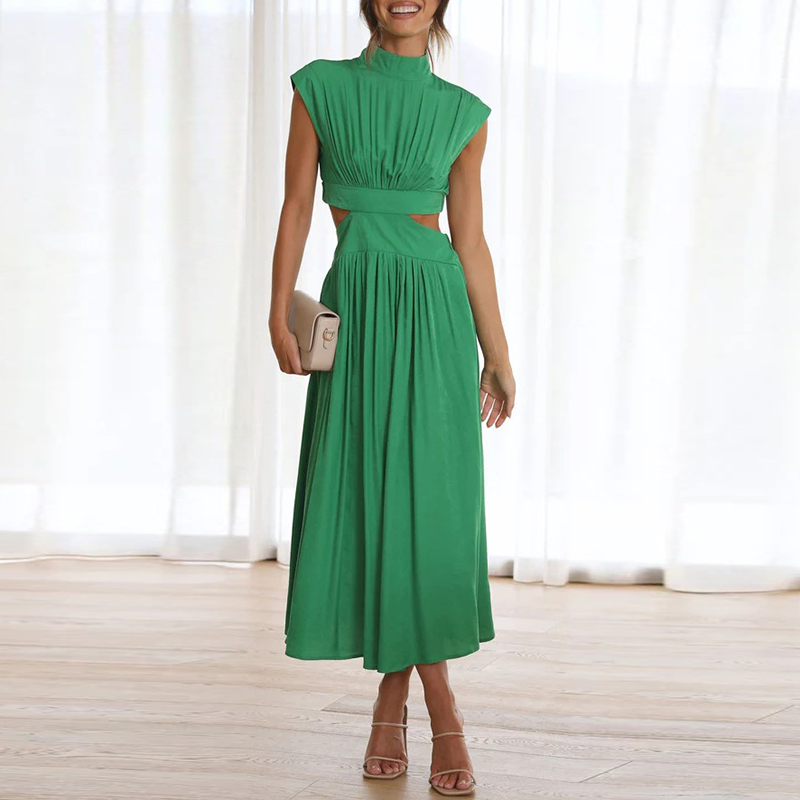 Women's - Sleeveless Backless Maxi Dress - Elegant Summer Style - Perfect for Parties and Casual Outings