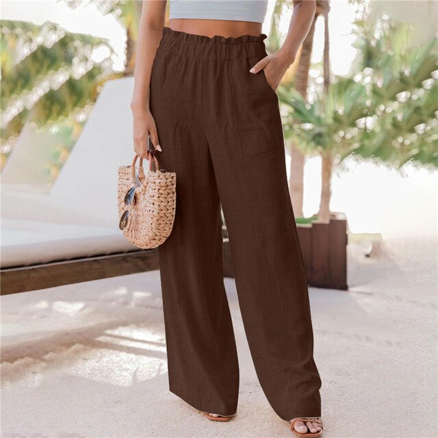 Classic wide-leg trousers