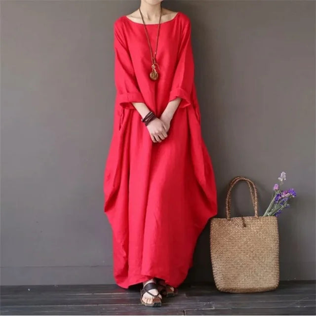 Long cotton dress