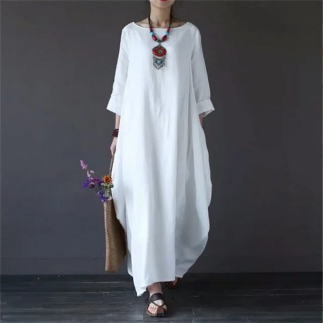 Long cotton dress