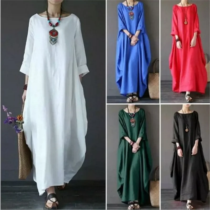 Long cotton dress