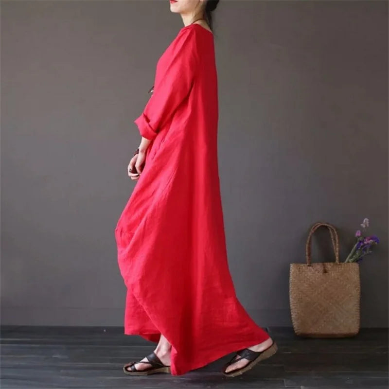 Long cotton dress