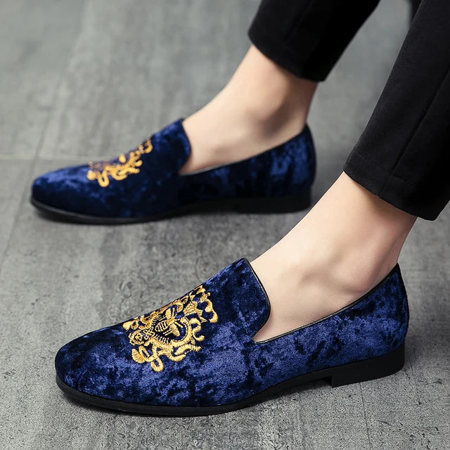 Premium Embroidery Loafers