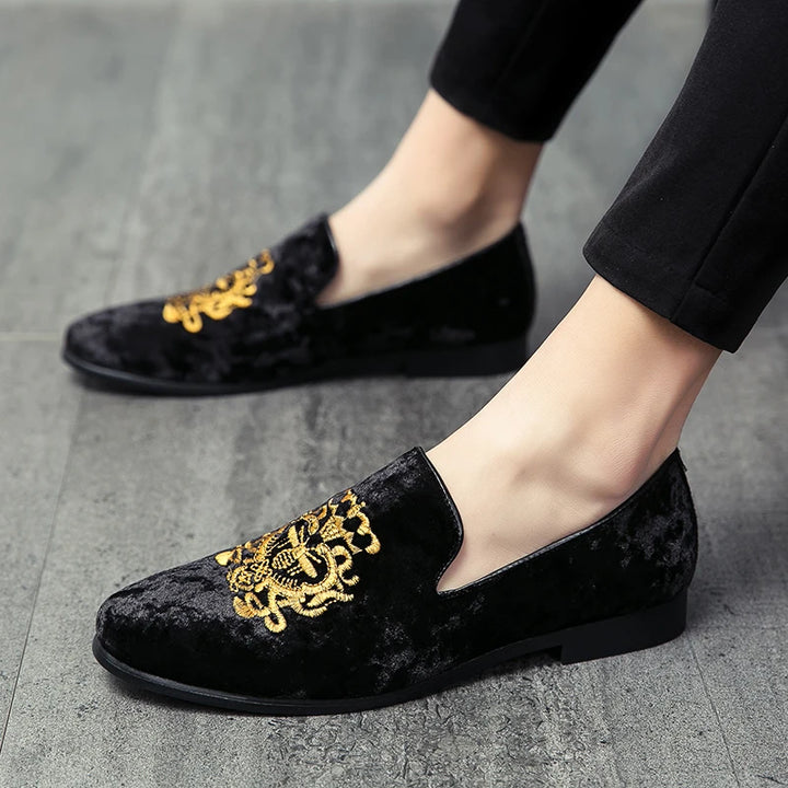 Premium Embroidery Loafers