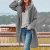 Stylish women's coat with hood