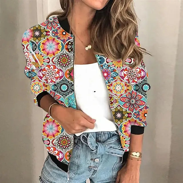 Retro casual short jacket