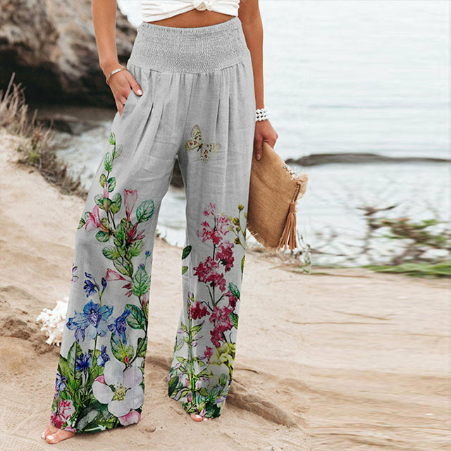 STYLISH FLORAL TROUSERS