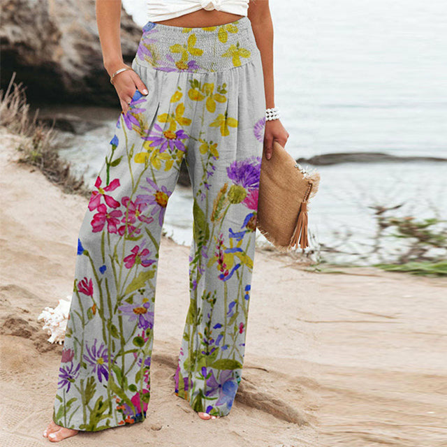 STYLISH FLORAL TROUSERS