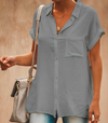 Women's - Lightweight Minimalist Shirt - Breathable Fabric - Perfect for Everyday Wear