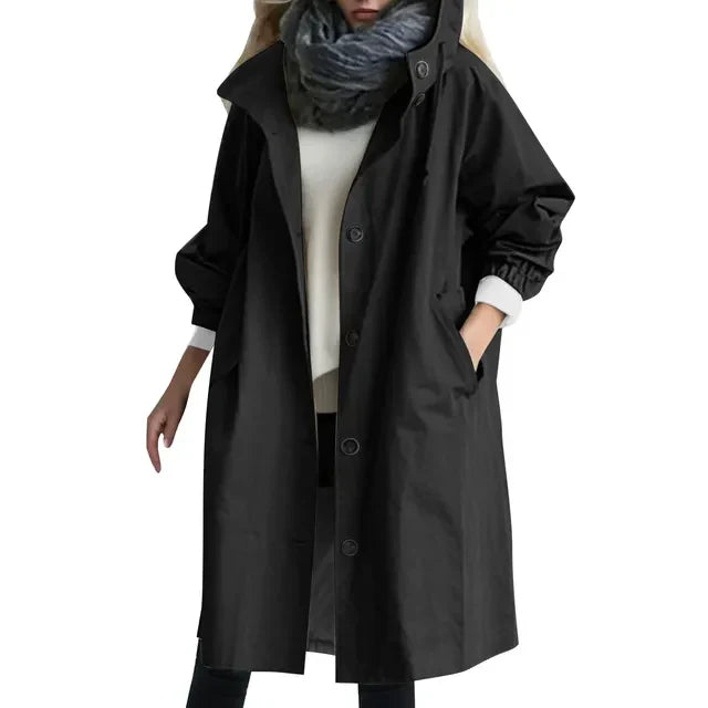 Stylish windbreaker trench coat