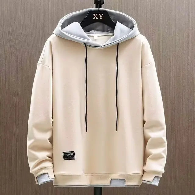 Men's patchwork hoodie