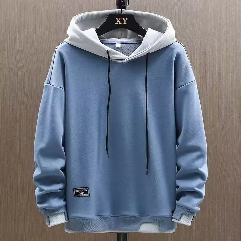 Men's patchwork hoodie