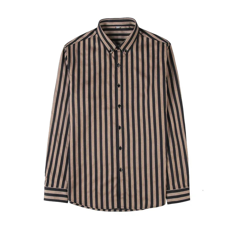 Vertical stripe shirt