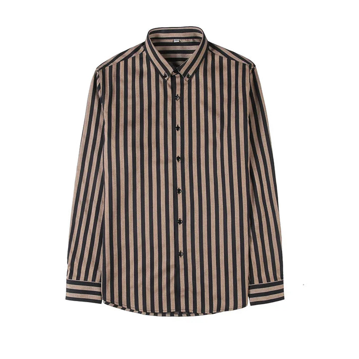 Vertical stripe shirt