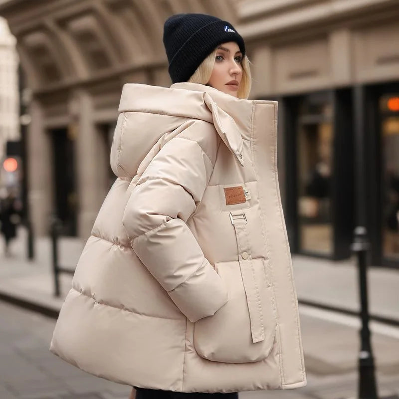 Luxurious warm winter jacket